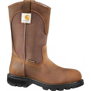 NEW CARHARTT women's cwp1250 safety toe work boot in bison brown oil tan